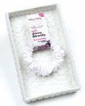 Ghost White | Premium Silk Satin Scrunchies | S