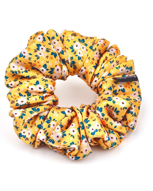 Printed Satin Scrunchies | Large