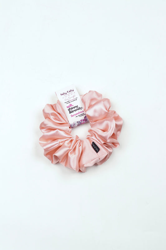 Rose Gold | Silk Satin Scrunchies | XL