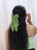 Georgette Bow |Scarf Bow With Rhinestone | Pack of  1