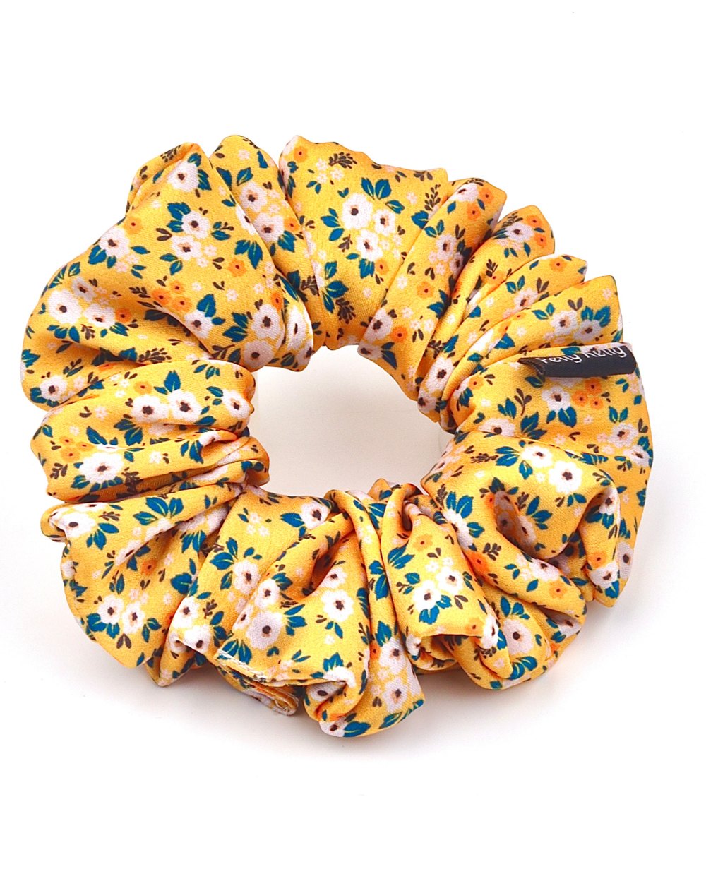 Premium Printed Satin Scrunchies | Large