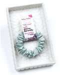 Grey Nickel | Premium Silk Satin Scrunchies | S
