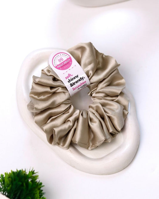Satin Linen | Silk Satin Scrunchies | XL