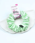 Snow Green | Premium Silk Satin Scrunchies | M