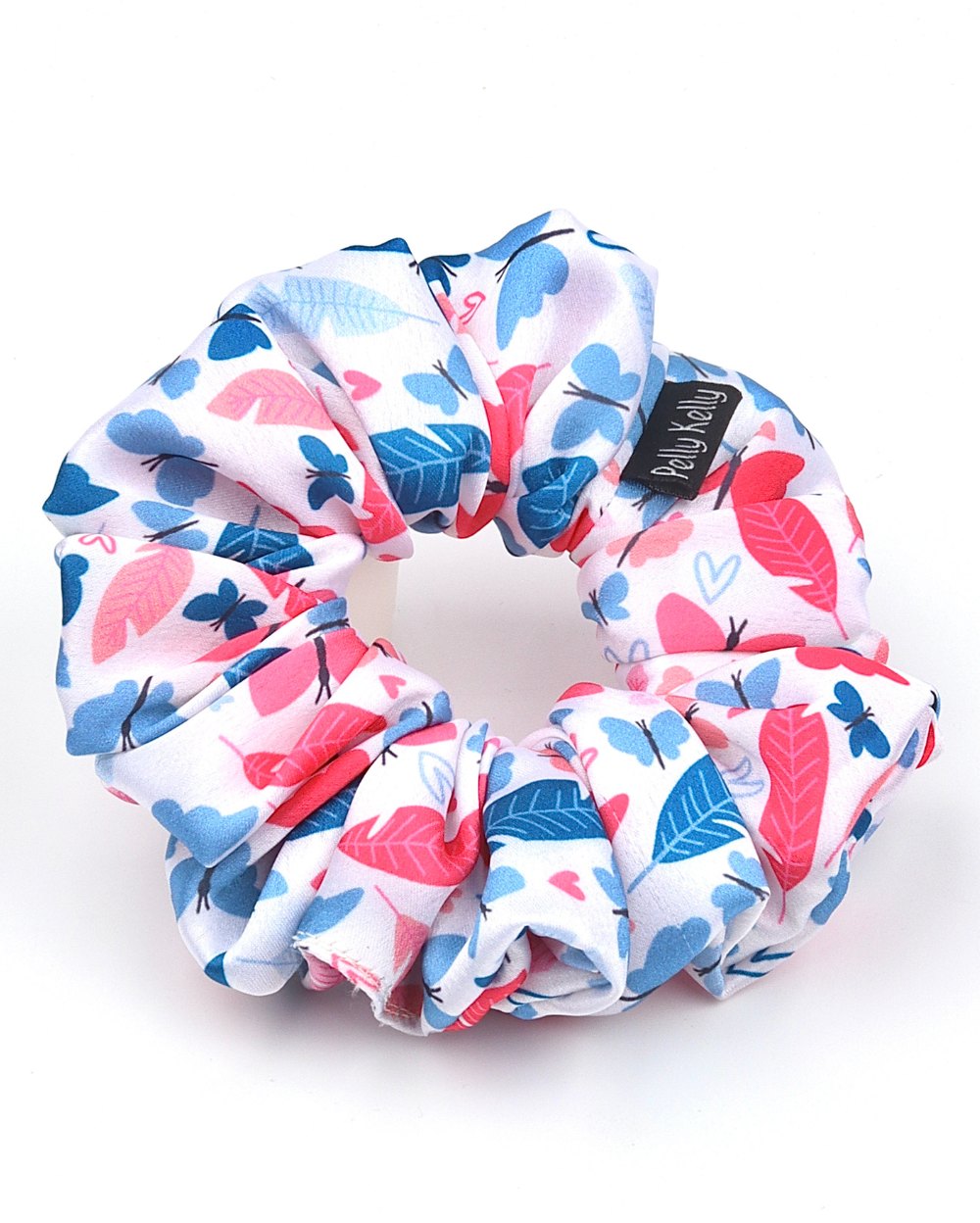 Premium Printed Satin Scrunchies | Large