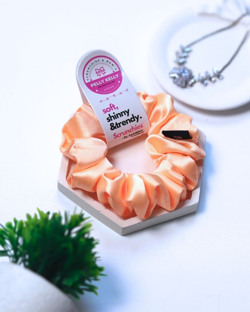 Scotch Mist | Silk Satin Scrunchies | M