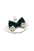 Mineral Green | Premium Satin  | Princess Pearl Bow