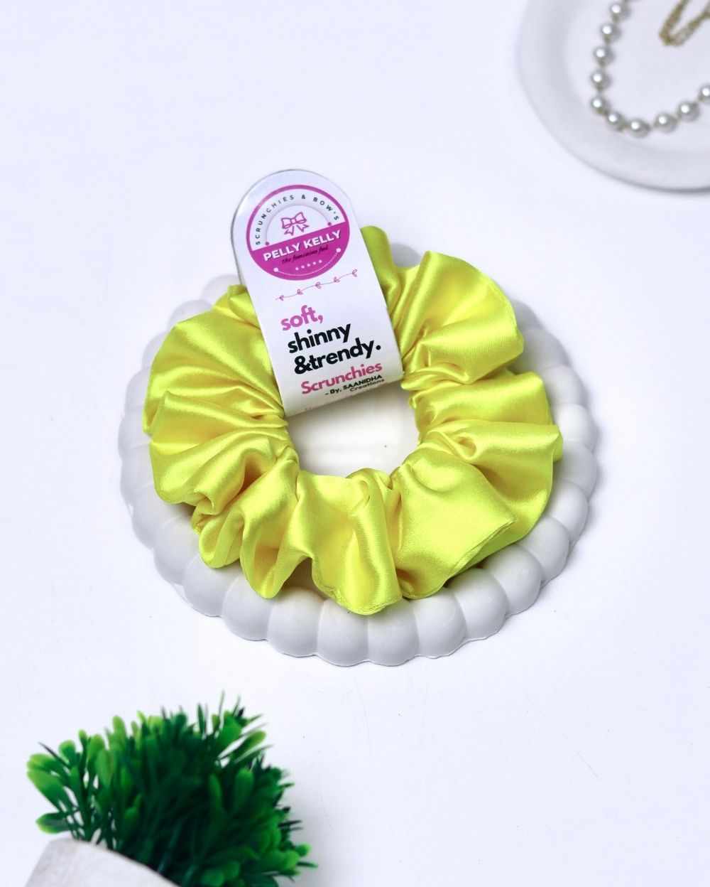 Butter | Silk Satin Scrunchies | L