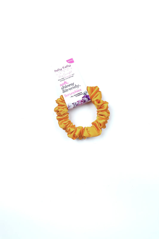 Marigold | Silk Satin Scrunchies | S