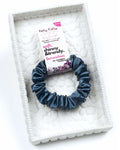 Grey Blue | Premium Silk Satin Scrunchies | S