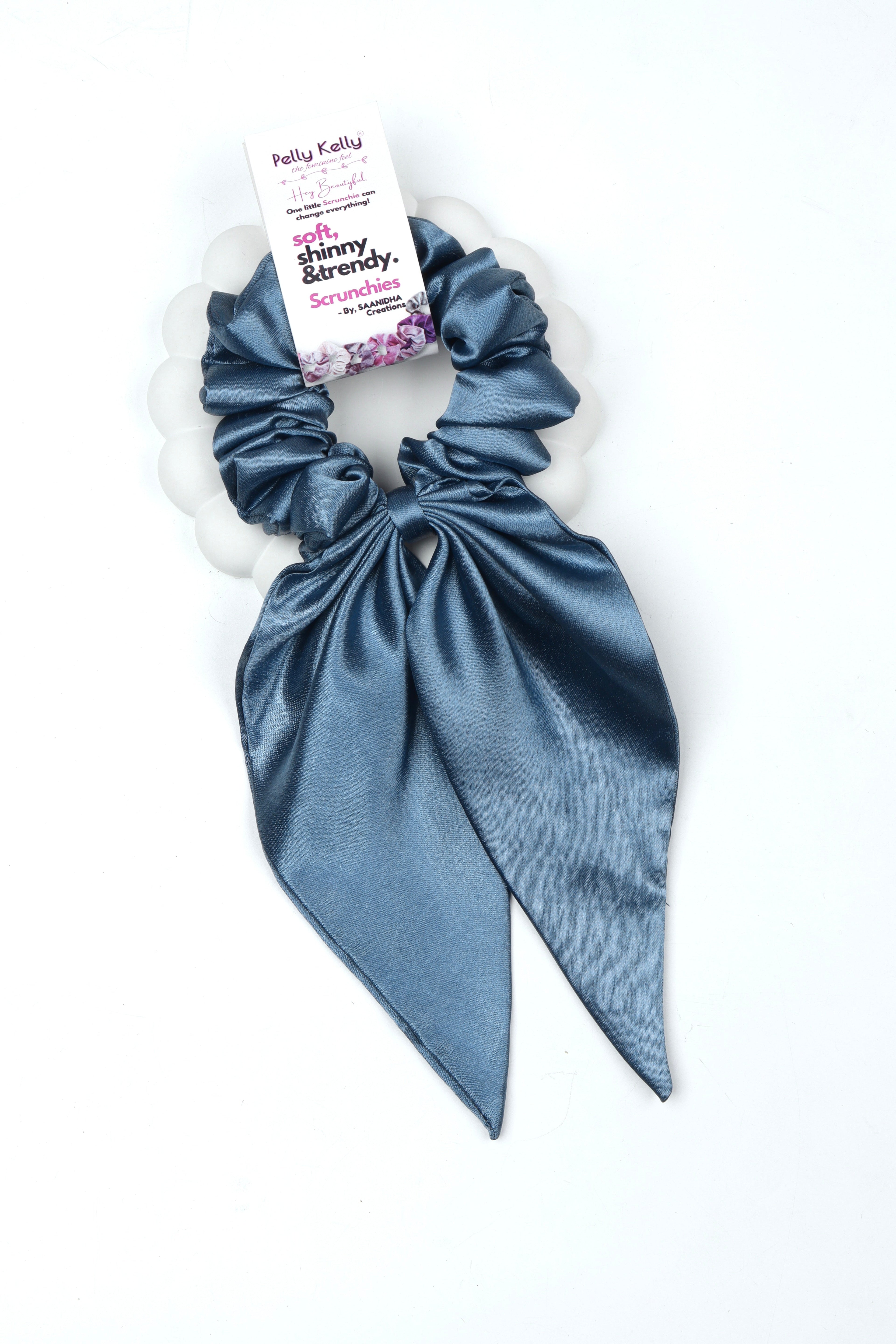 Grey Blue | Premium  Satin | Bunny