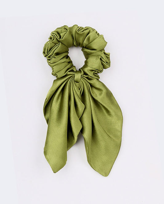 Silk Satin Bunny Scrunchie