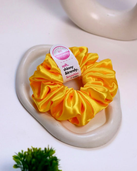 Marigold | Silk Satin Scrunchies | XL