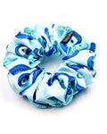 Premium Printed Satin Scrunchies | Large