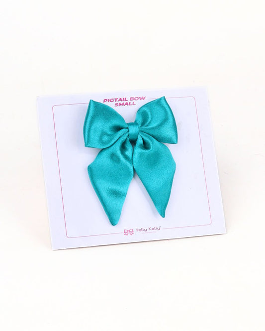 Pale Grey | Premium Silk Satin  | Pigtail | S
