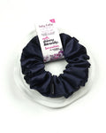 Navy Blue | Premium Silk Satin Scrunchies | L