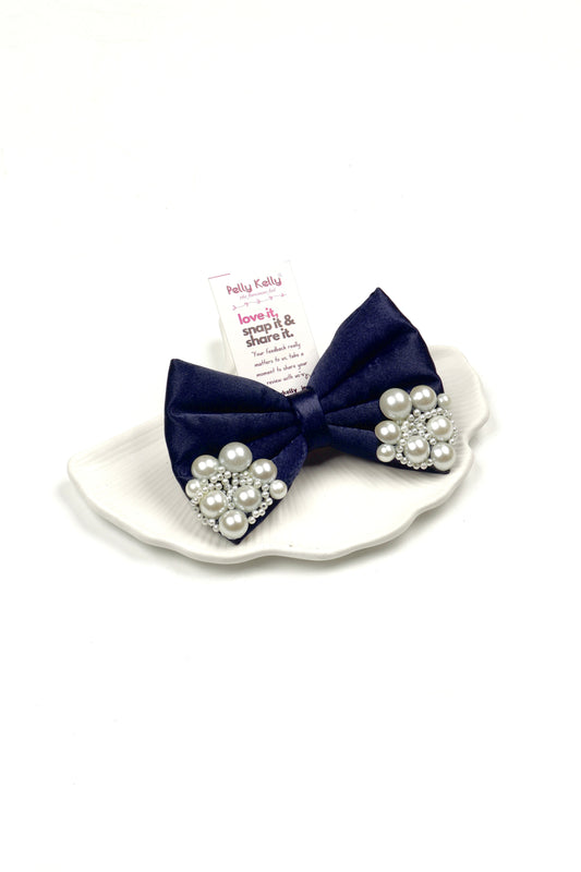 Gum Leaf | Premium Satin | Princess Pearl Bow