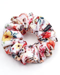 Premium Printed Satin Scrunchies | Large