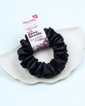 Navy Blue | Premium Silk Satin Scrunchies | M