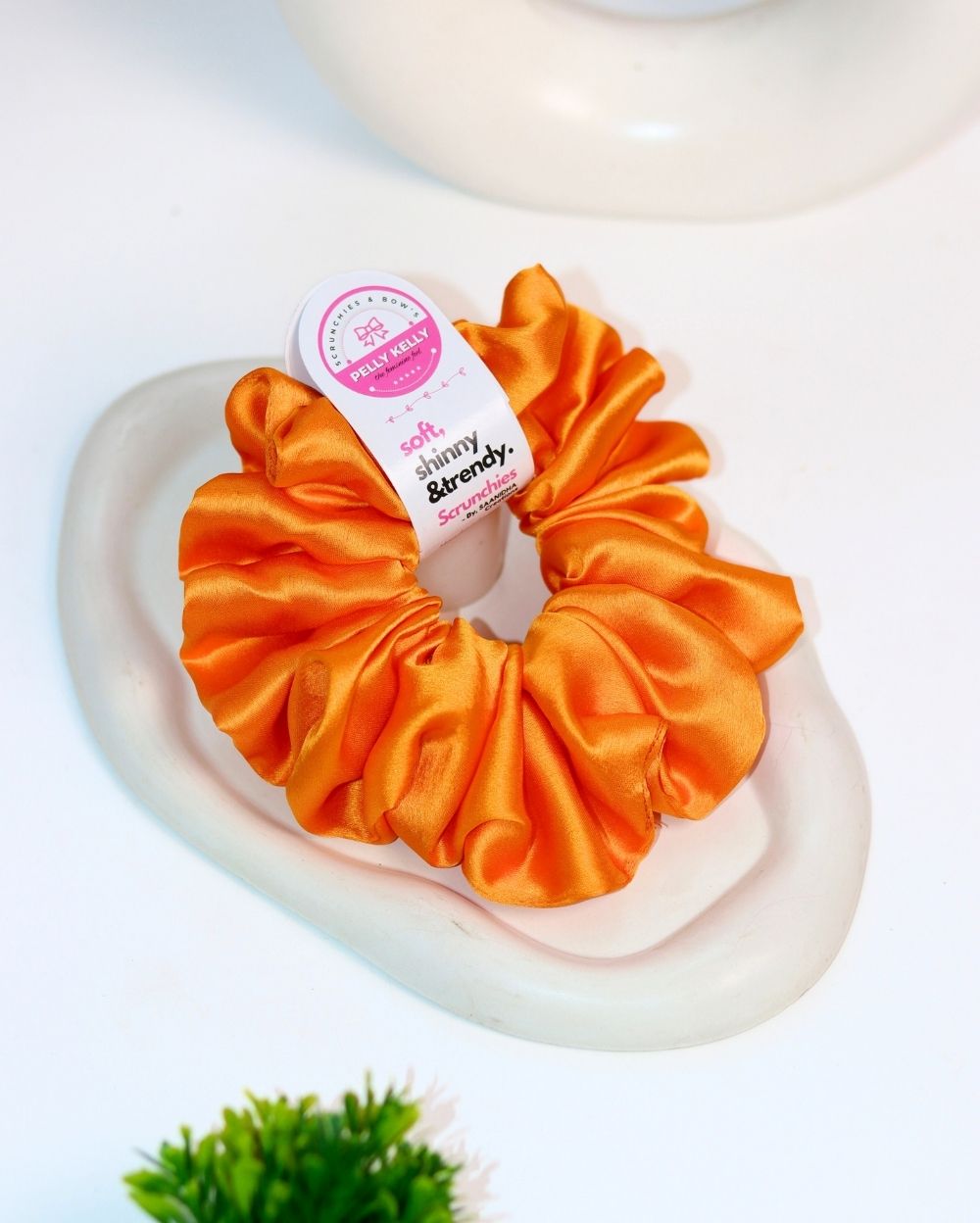 Light Gold | Silk Satin Scrunchies | XL