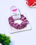 Bubble Gum | Silk Satin Scrunchies | S