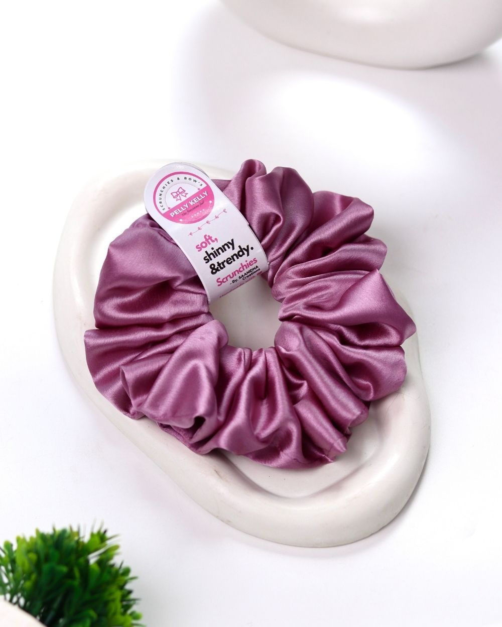 Bubble Gum | Silk Satin Scrunchies | XL