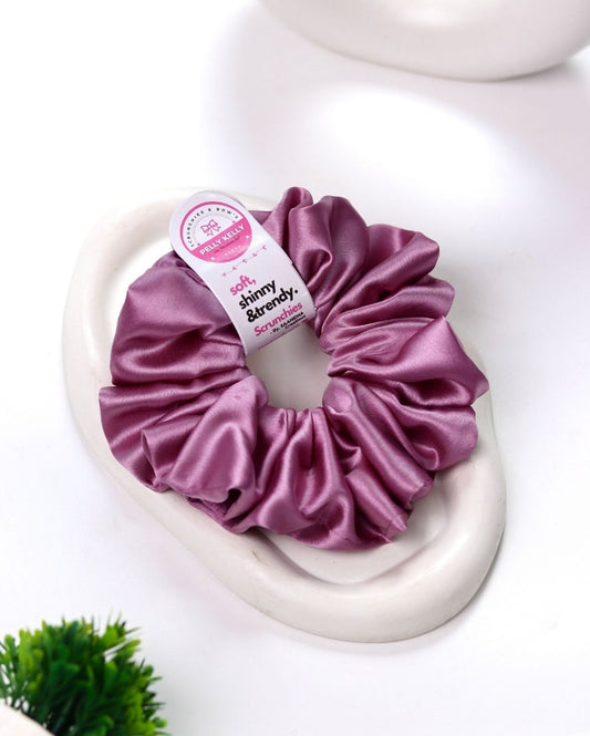 Bubble Gum | Silk Satin Scrunchies | XL