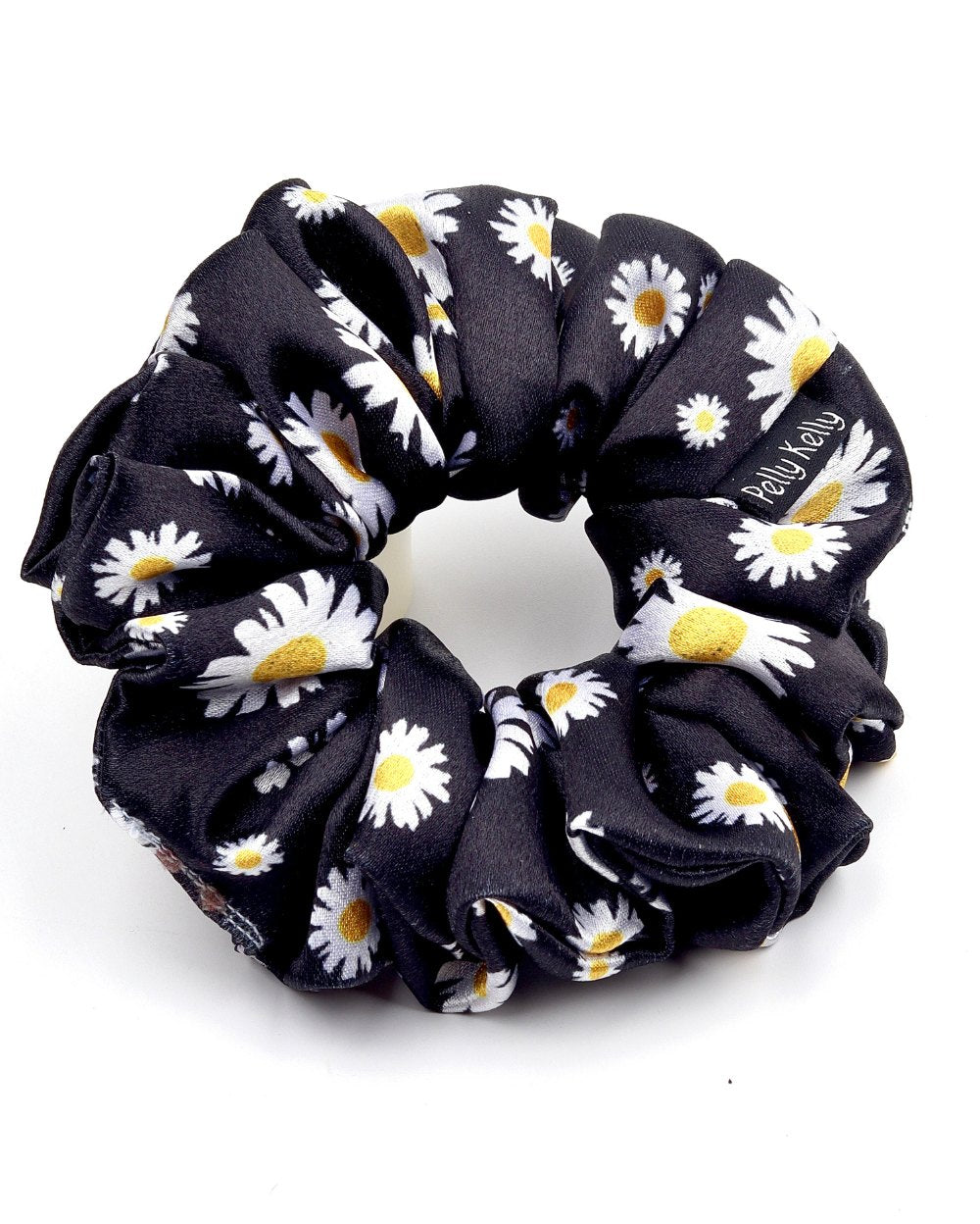 Premium Printed Satin Scrunchies | Large