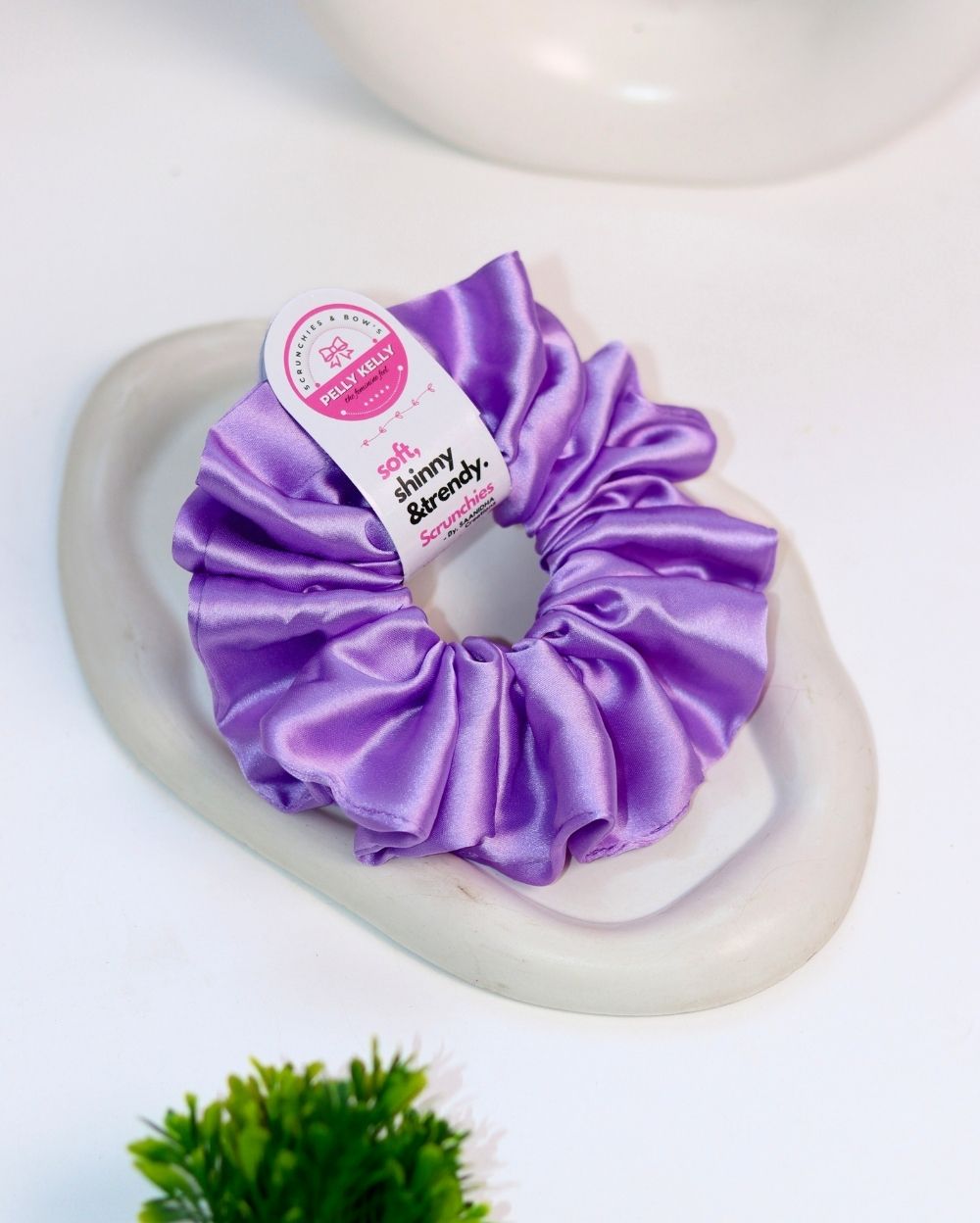 Pale Lavender | Silk Satin Scrunchies | XL