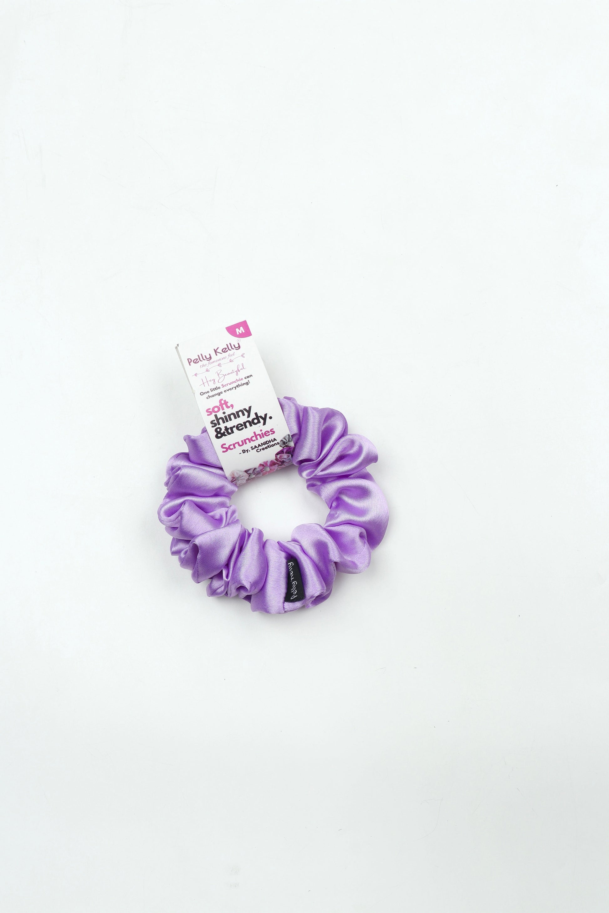 Pale Lavender | Silk Satin Scrunchies | M