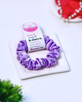 Pale Lavender | Silk Satin Scrunchies | S