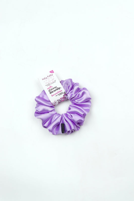 Pale Lavender | Silk Satin Scrunchies | L