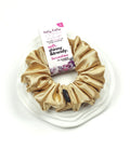 Gold | Premium Silk Satin Scrunchies | L