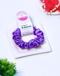 Lavender | Silk Satin Scrunchies | S