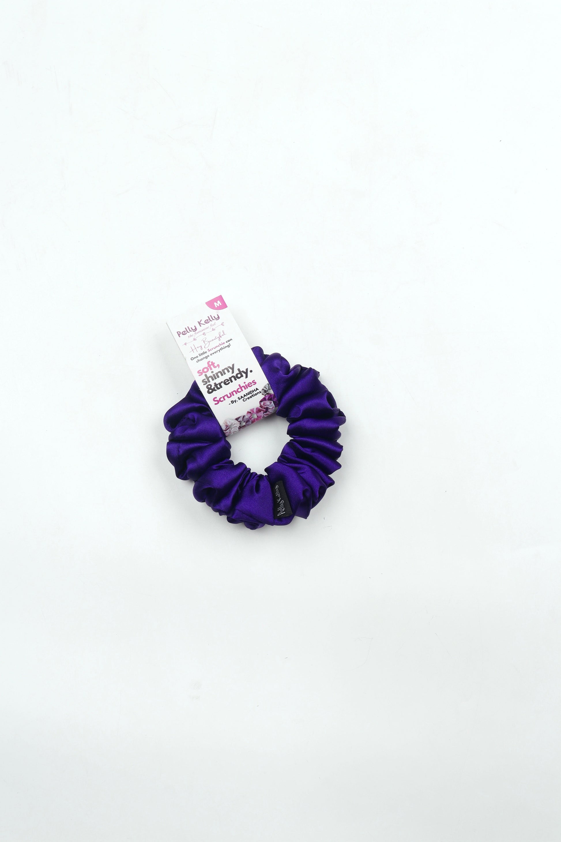 Sapphire | Silk Satin Scrunchies | M