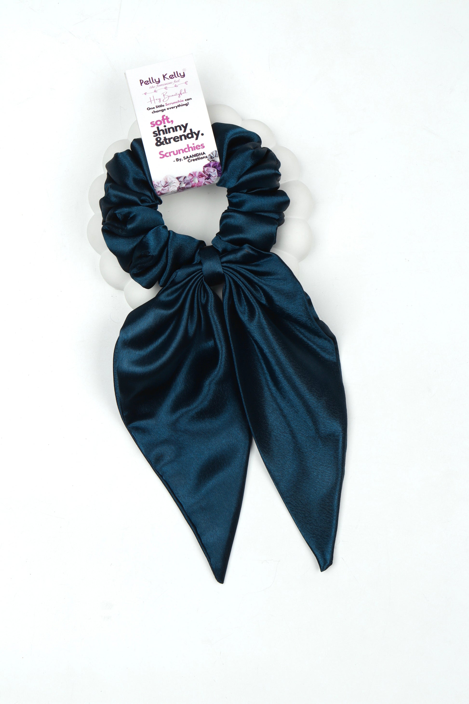 Dark Blue Grey | Premium  Satin | Bunny