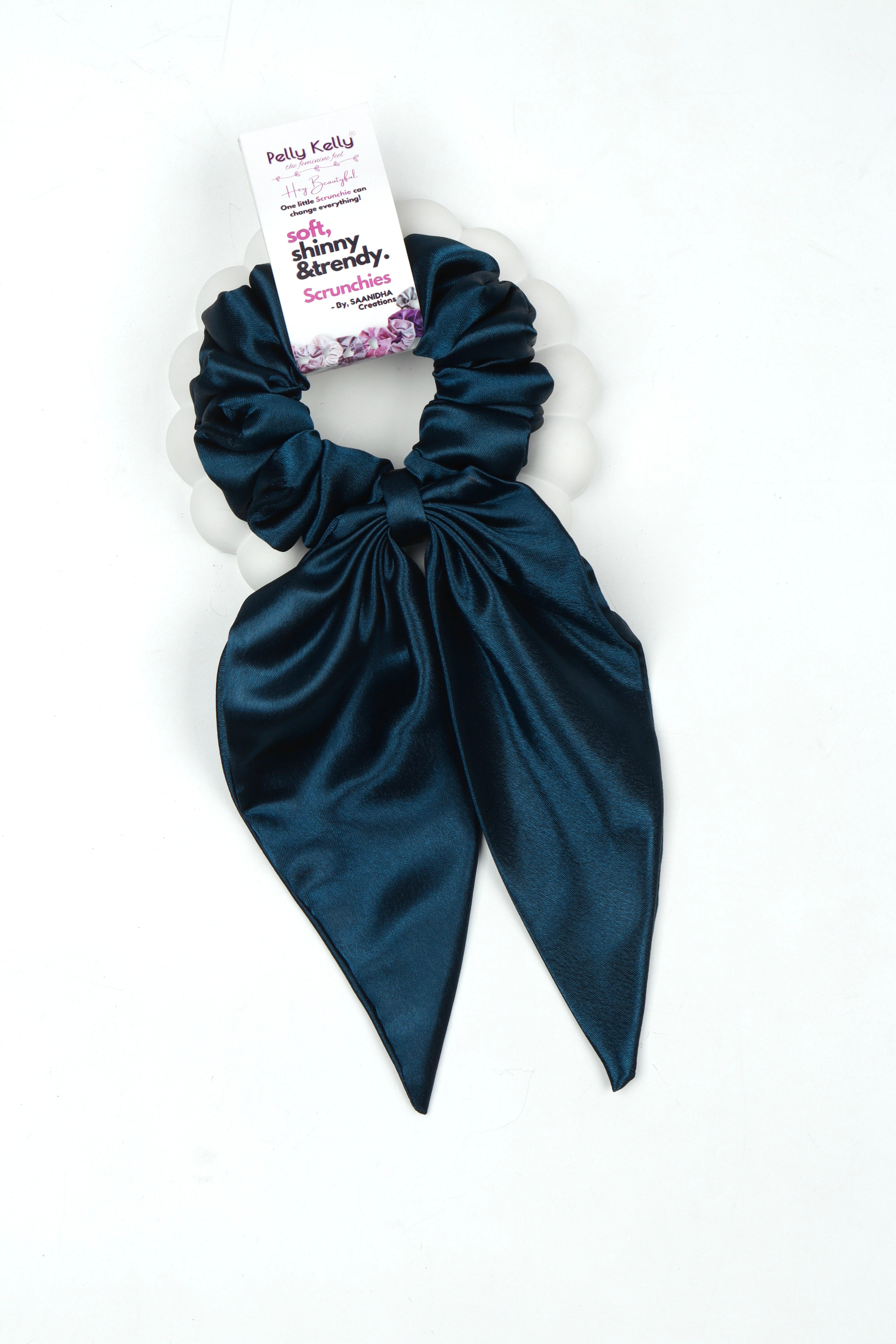 Dark Blue Grey | Premium  Satin | Bunny