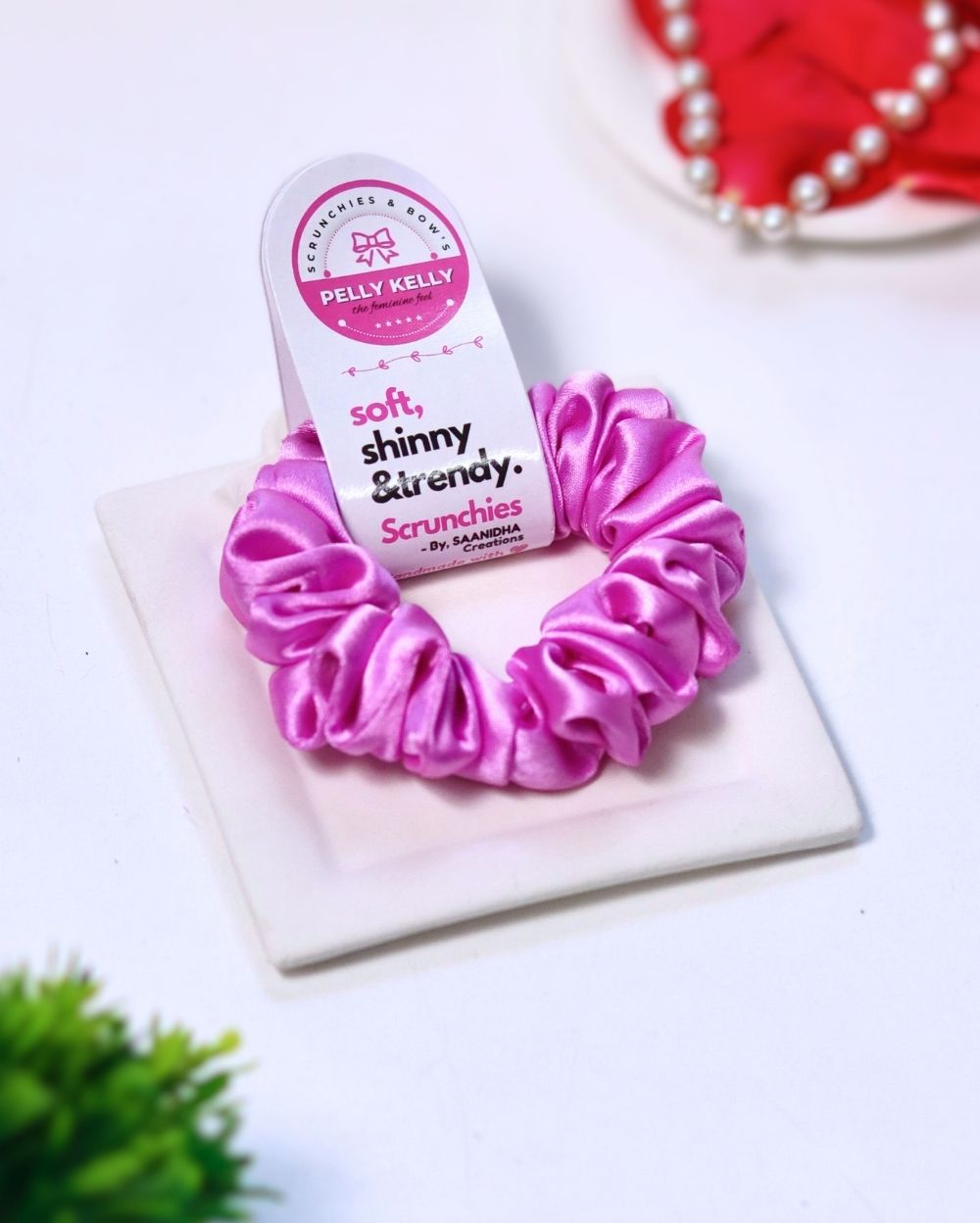 Light Lavender | Silk Satin Scrunchies | S