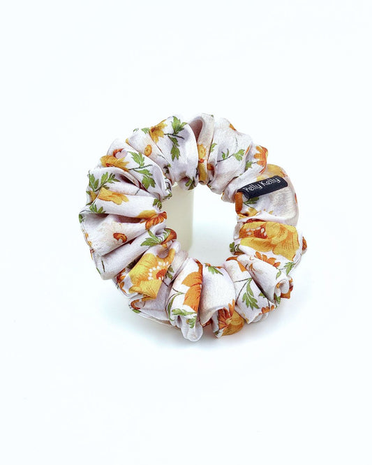 Premium Printed Satin Scrunchies | Medium