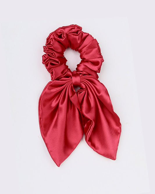 Silk Satin Bunny Scrunchie