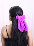 Georgette Bow |Scarf Bow With Rhinestone | Pack of  1