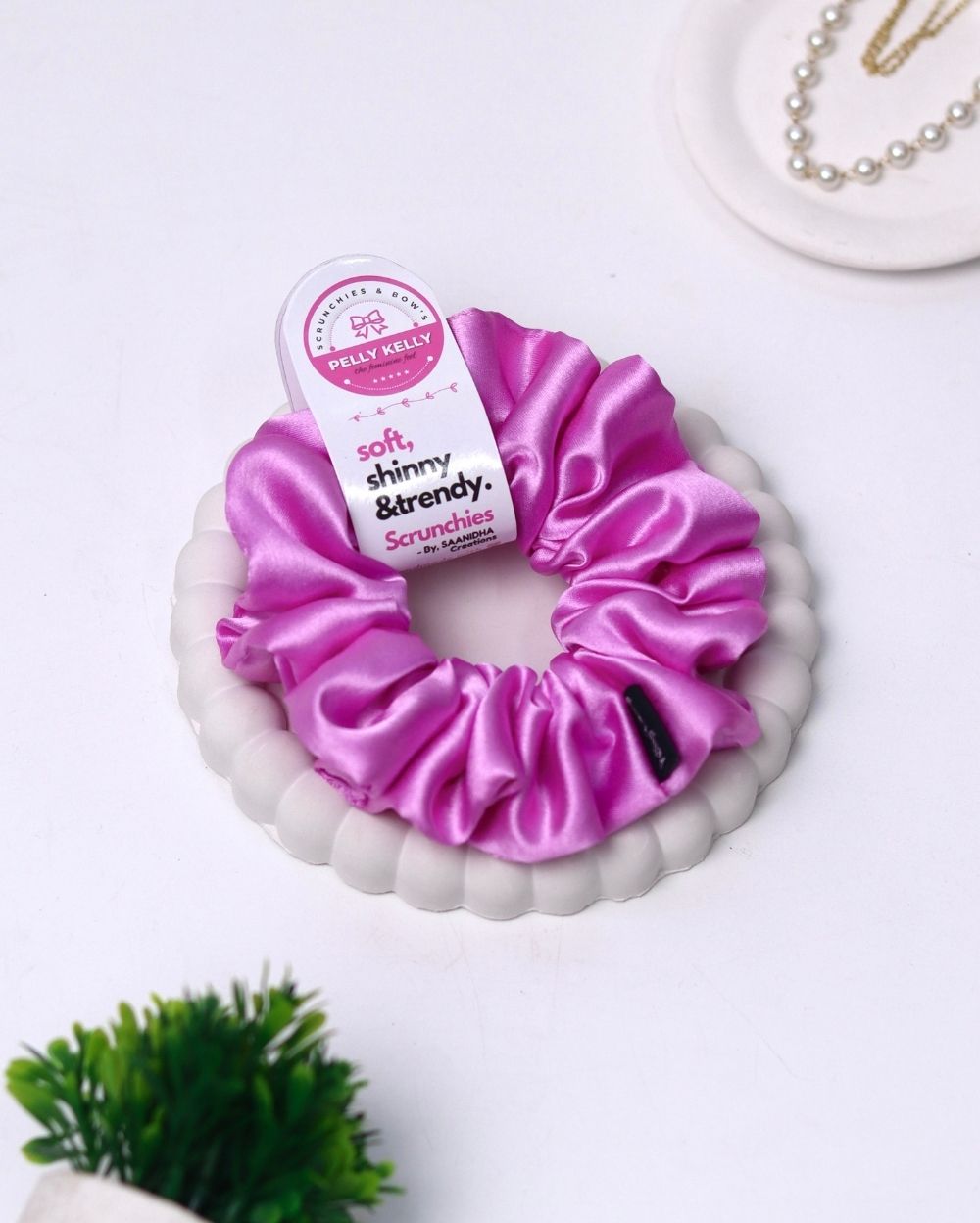 Light Lavender | Silk Satin Scrunchies | L