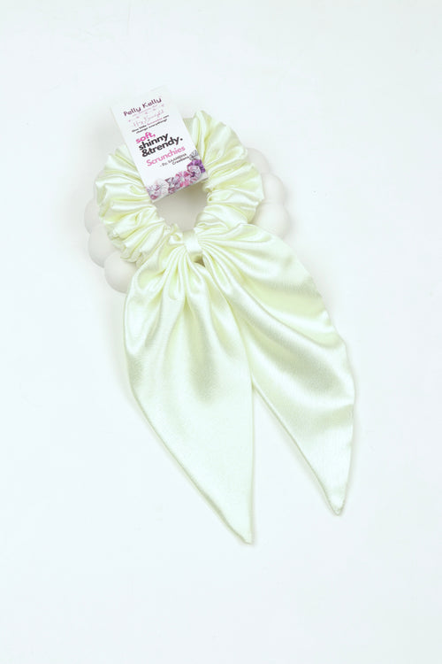 Aqua White | Premium  Satin  |  Bunny 