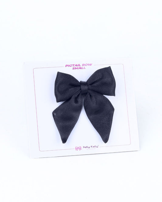 Aqua White | Premium Silk Satin  |  Pigtail | S 