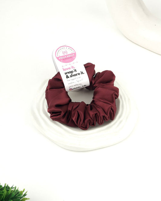 Soft Purple | Silk Satin Scrunchies | M