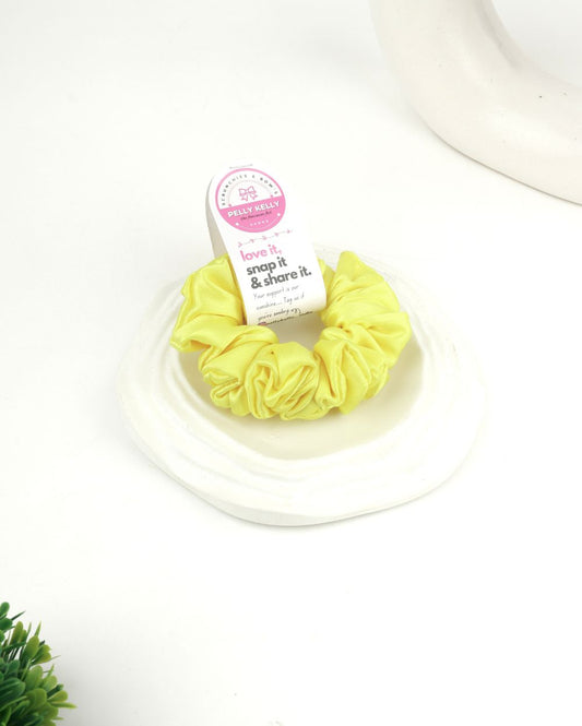 Light Lavender | Silk Satin Scrunchies | M