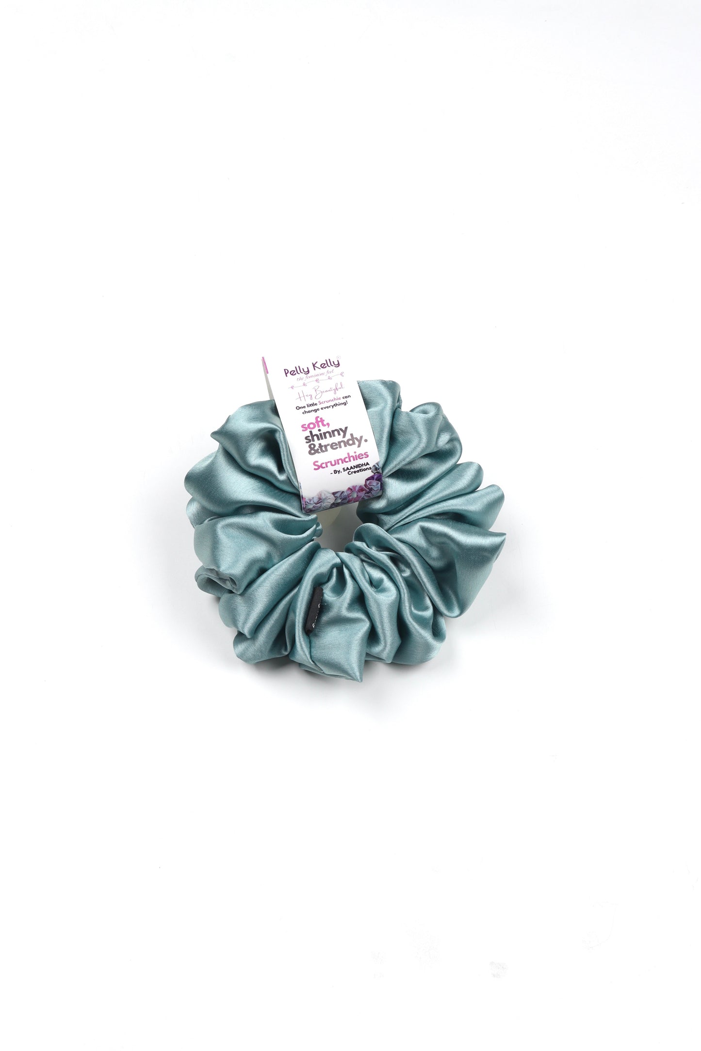 Pale Blue | Silk Satin Scrunchies | XL
