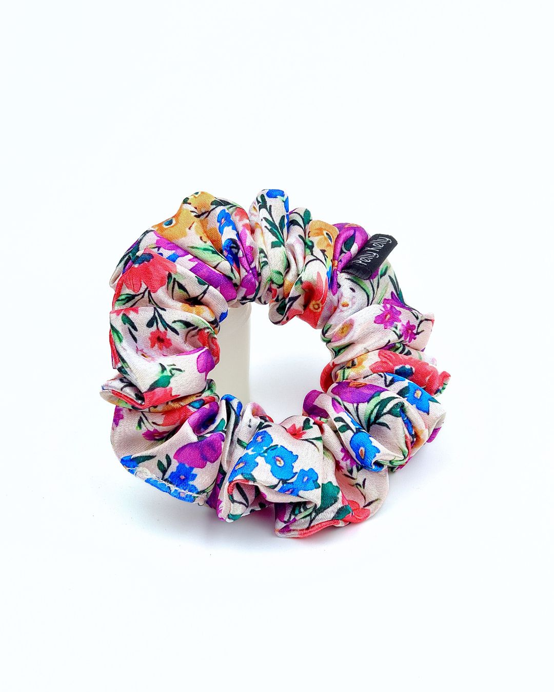 Premium Printed Satin Scrunchies | Medium