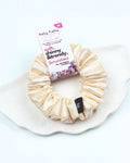 Soft Peach | Premium Silk Satin Scrunchies | M