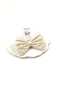 Soft Peach | Premium Satin | Princess Pearl Bow